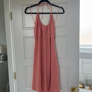 Abercrombie Halter Ruched Mini Dress